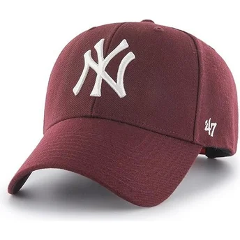 cap-islenkta-red-snapback-granate-new-york-yankees-mlb-47-brand