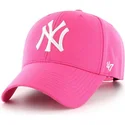 cap-islenkta-pink-snapback-magenta-new-york-yankees-mlb-47-brand