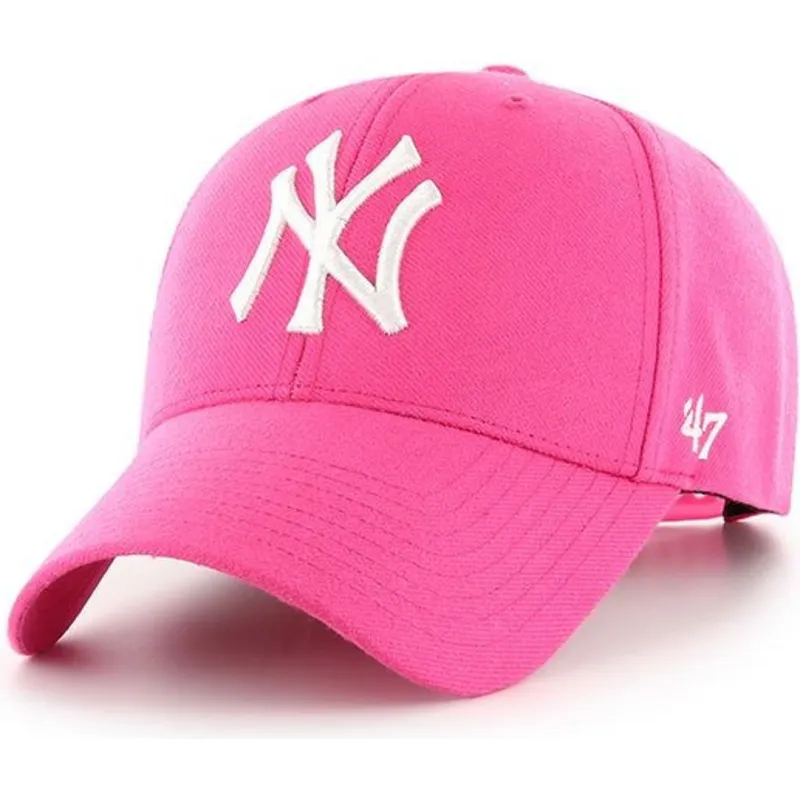 cap-islenkta-pink-snapback-magenta-new-york-yankees-mlb-47-brand