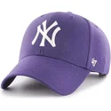 fioletowa-czapka-z-daszkiem-snapback-new-york-yankees-mlb-mvp-od-47-brand