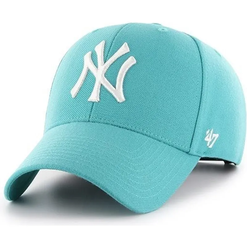 kepure-islenkta-zalia-snapback-turquesa-new-york-yankees-mlb-47-brand