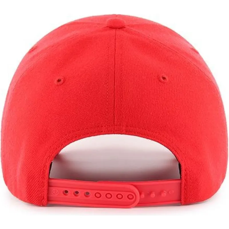 kepure-islenkta-raudona-snapback-new-york-yankees-mlb-47-brand