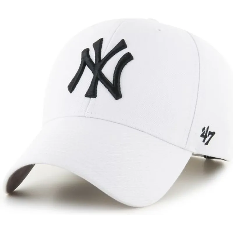 kepure-islenkta-balta-snapback-new-york-yankees-mlb-47-brand