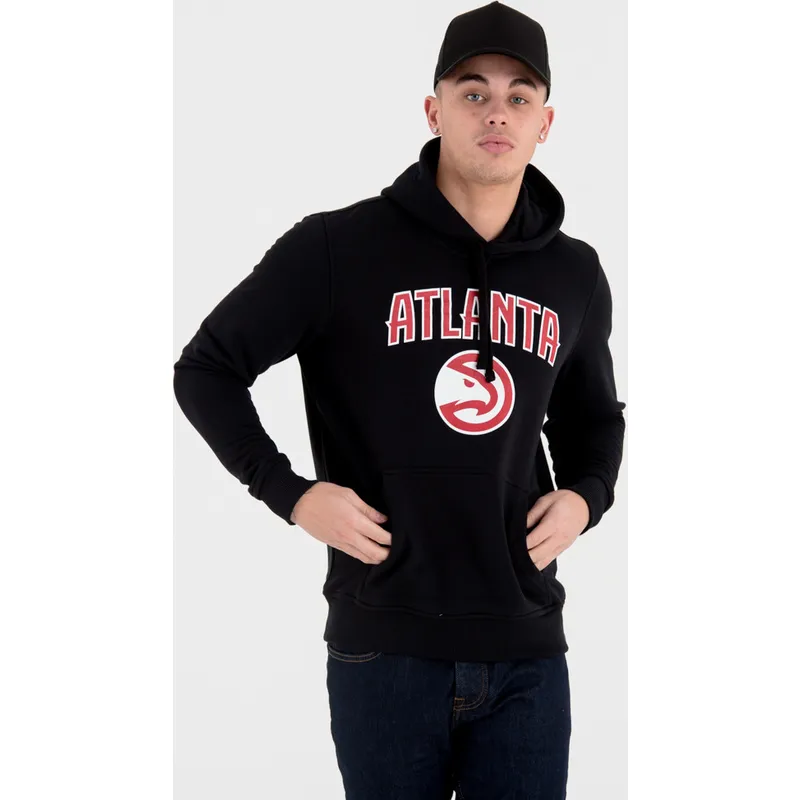 dzemperiai-su-gobtuvu-juoda-pullover-hoody-atlanta-hawks-nba-new-era