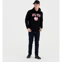 dzemperiai-su-gobtuvu-juoda-pullover-hoody-atlanta-hawks-nba-new-era