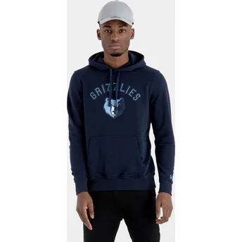 New Era Memphis Grizzlies NBA Navy Blue Pullover Hoody Sweatshirt