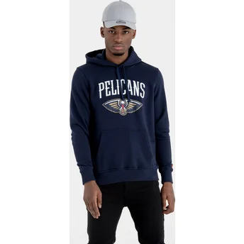 Granatowa bluza z kapturem Pullover Hoody New Orleans Pelicans NBA New Era