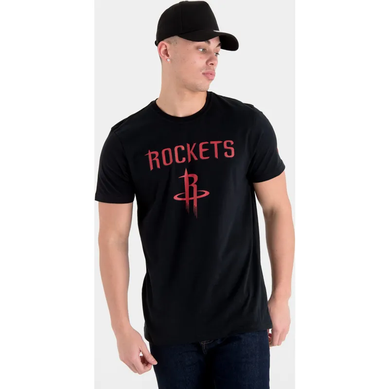 marskineliai-trumpomis-rankovemis-juoda-houston-rockets-nba-new-era
