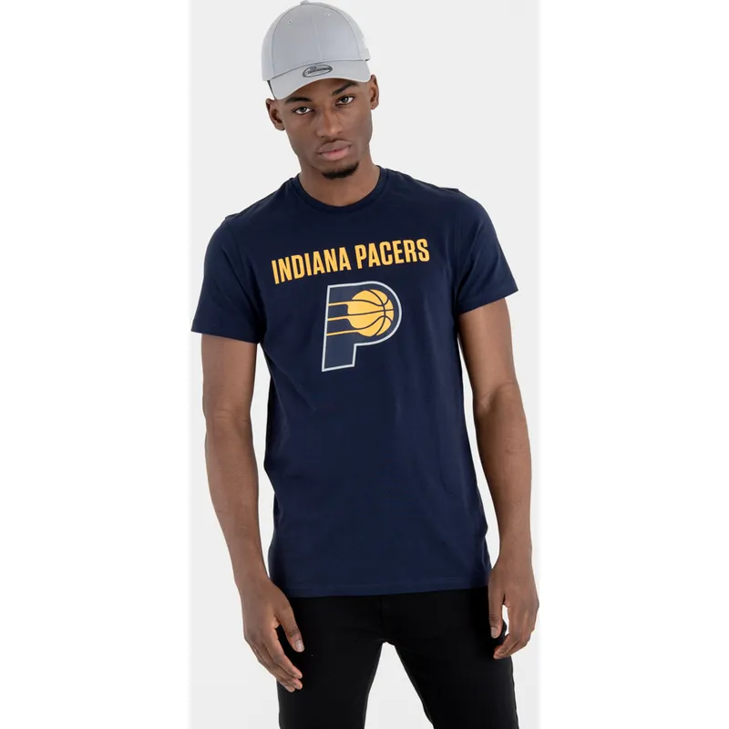 marskineliai-trumpomis-rankovemis-tamsiai-melyna-indiana-pacers-nba-new-era