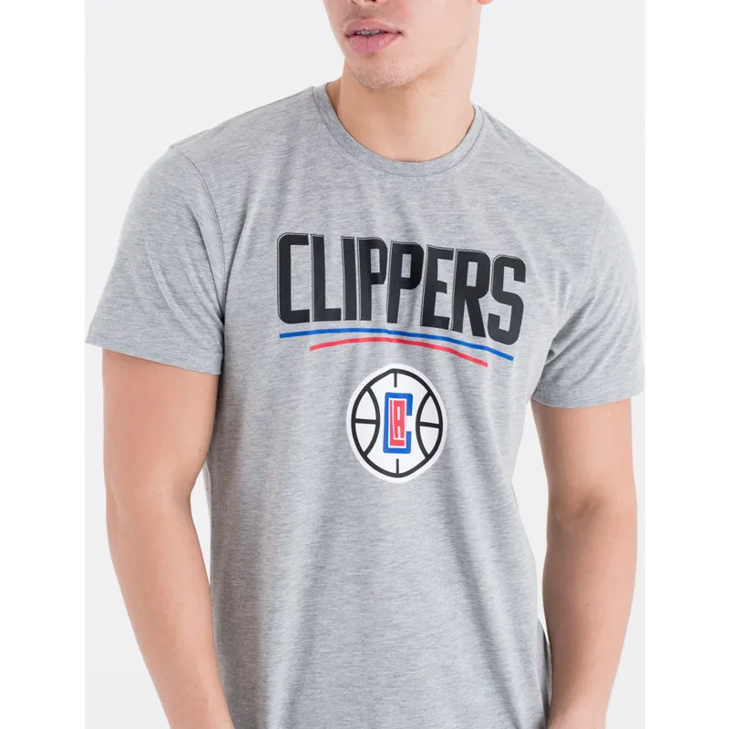marskineliai-trumpomis-rankovemis-pilka-los-angeles-clippers-nba-new-era