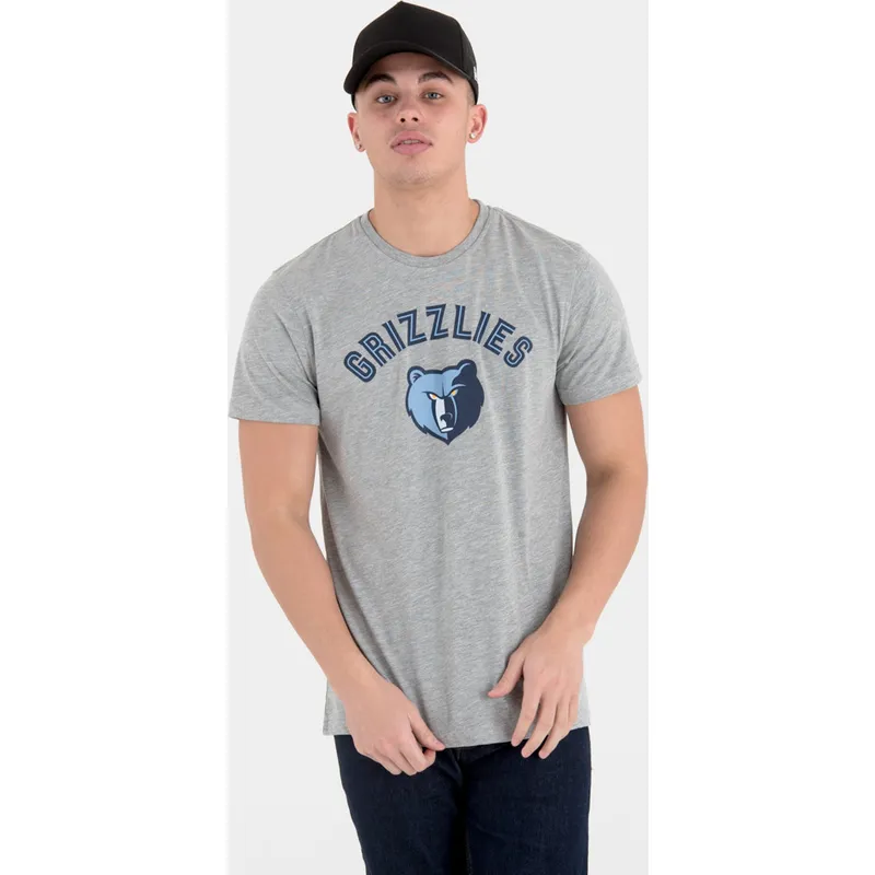marskineliai-trumpomis-rankovemis-pilka-memphis-grizzlies-nba-new-era