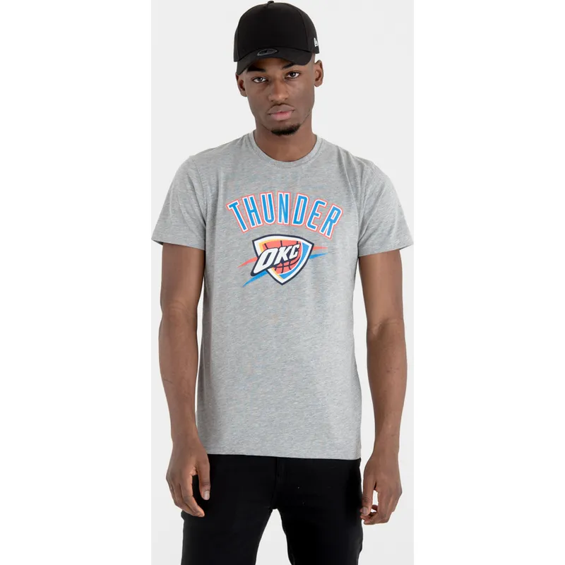 marskineliai-trumpomis-rankovemis-pilka-oklahoma-city-thunder-nba-new-era