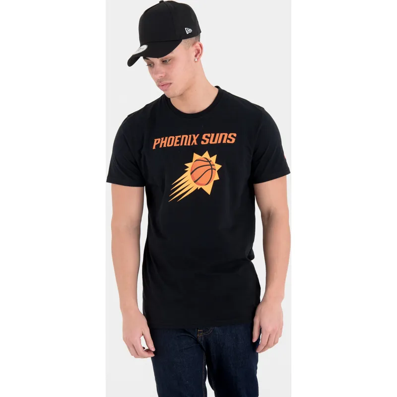 marskineliai-trumpomis-rankovemis-juoda-phoenix-suns-nba-new-era