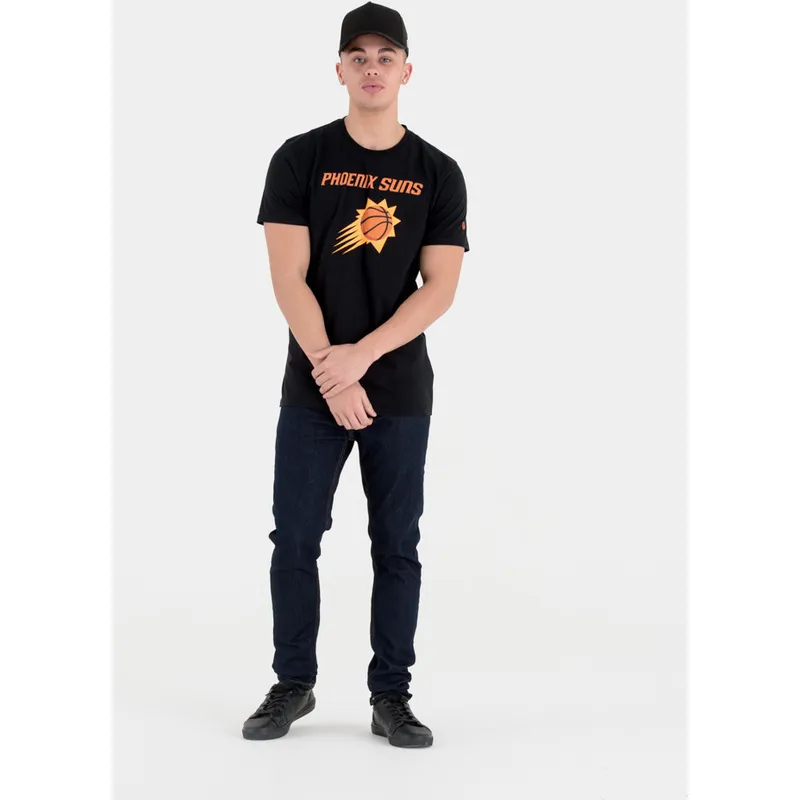 marskineliai-trumpomis-rankovemis-juoda-phoenix-suns-nba-new-era