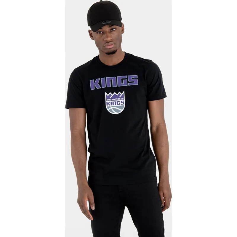 marskineliai-trumpomis-rankovemis-juoda-sacramento-kings-nba-new-era