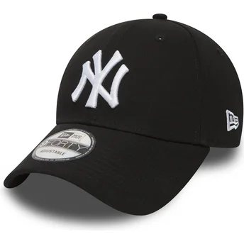 Cap išlenkta black adjustable strap 9FORTY Essential New York Yankees MLB New Era