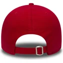 kepure-islenkta-raudona-reguliuojamas-9forty-essential-new-york-yankees-mlb-new-era