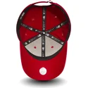 kepure-islenkta-raudona-reguliuojamas-9forty-essential-new-york-yankees-mlb-new-era