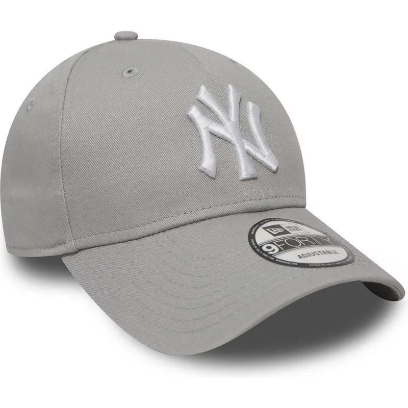 cap-islenkta-gray-adjustable-strap-9forty-essential-new-york-yankees-mlb-new-era