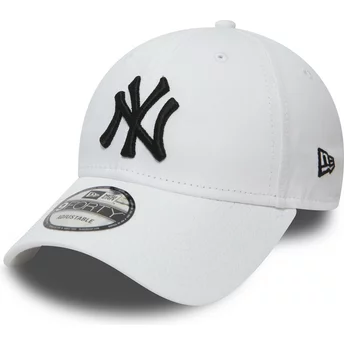 Wyginięta czapka biała z regulacją 9FORTY Essential New York Yankees MLB New Era