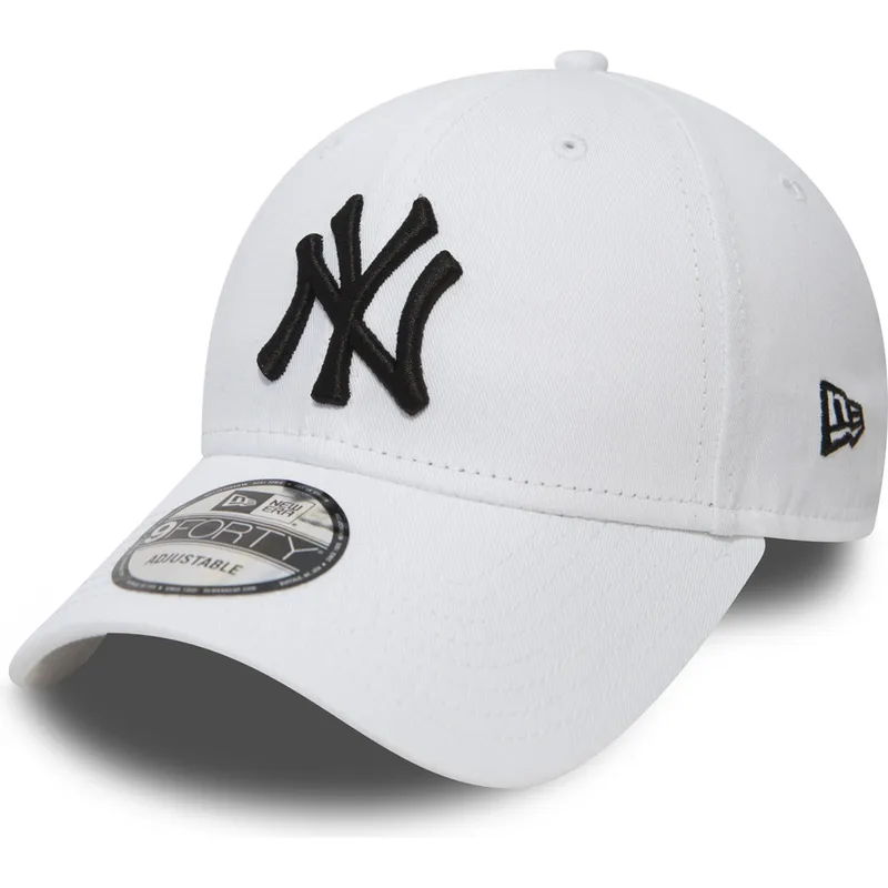 kepure-islenkta-balta-reguliuojama-juostele-9forty-essential-new-york-yankees-mlb-new-era