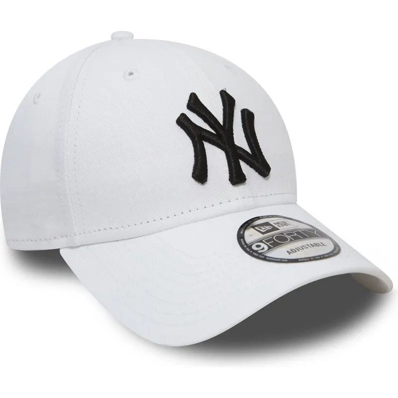 kepure-islenkta-balta-reguliuojama-juostele-9forty-essential-new-york-yankees-mlb-new-era