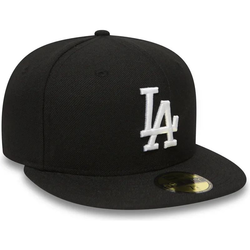 cap-plokscia-black-ajustada-59fifty-essential-los-angeles-dodgers-mlb-new-era