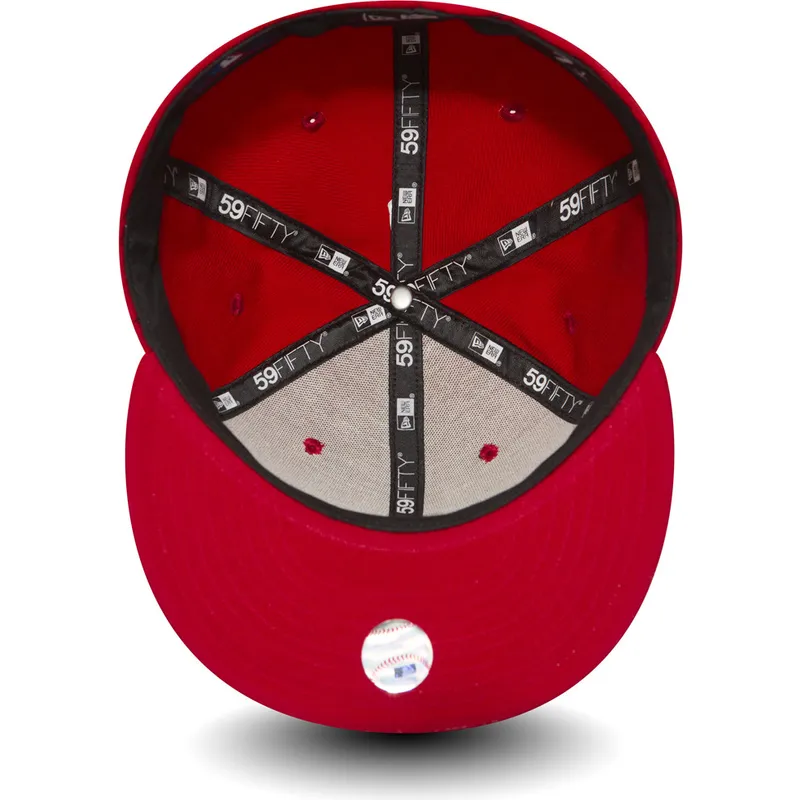 cap-plokscia-red-ajustada-59fifty-essential-los-angeles-dodgers-mlb-new-era