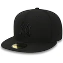 kepure-plokscia-juoda-priglundantis-59fifty-black-on-black-new-york-yankees-mlb-new-era