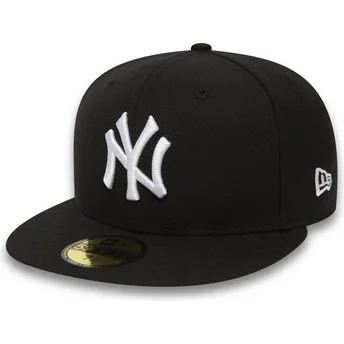 Czarna dopasowana czapka z daszkiem 59FIFTY Essential New York Yankees MLB marki New Era