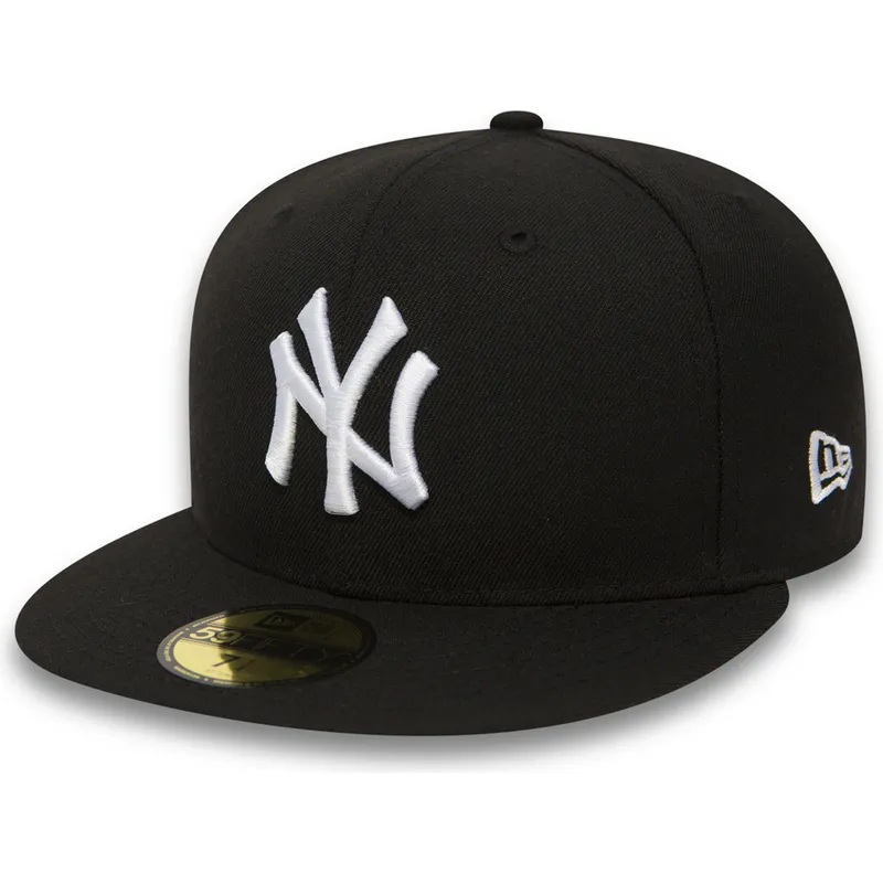 kepure-plokscia-juoda-priglundantis-59fifty-essential-new-york-yankees-mlb-new-era