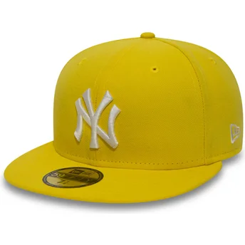kepure-plokscia-geltona-priglundanti-59fifty-essential-new-york-yankees-mlb-new-era