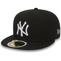 cap-plokscia-black-ajustada-vaikams-59fifty-essential-new-york-yankees-mlb-new-era
