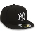 cap-plokscia-black-ajustada-vaikams-59fifty-essential-new-york-yankees-mlb-new-era