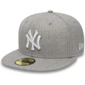 szara-dopasowana-czapka-z-daszkiem-59fifty-essential-new-york-yankees-mlb-new-era