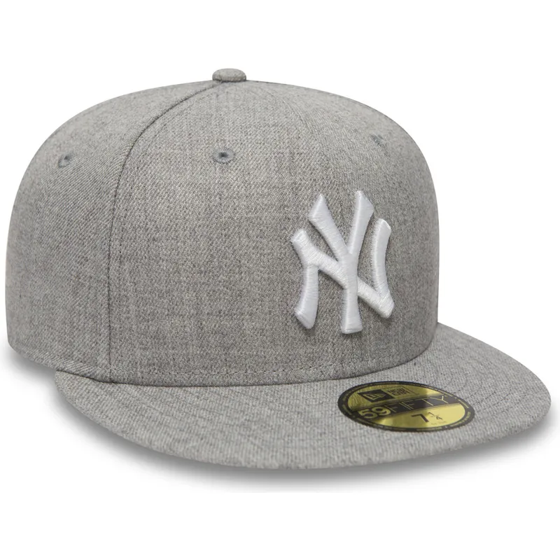 szara-dopasowana-czapka-z-daszkiem-59fifty-essential-new-york-yankees-mlb-new-era