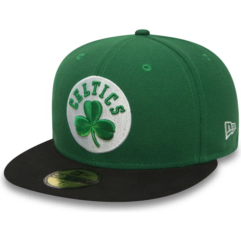 kepure-plokscia-zalia-priglundanti-59fifty-essential-boston-celtics-nba-new-era