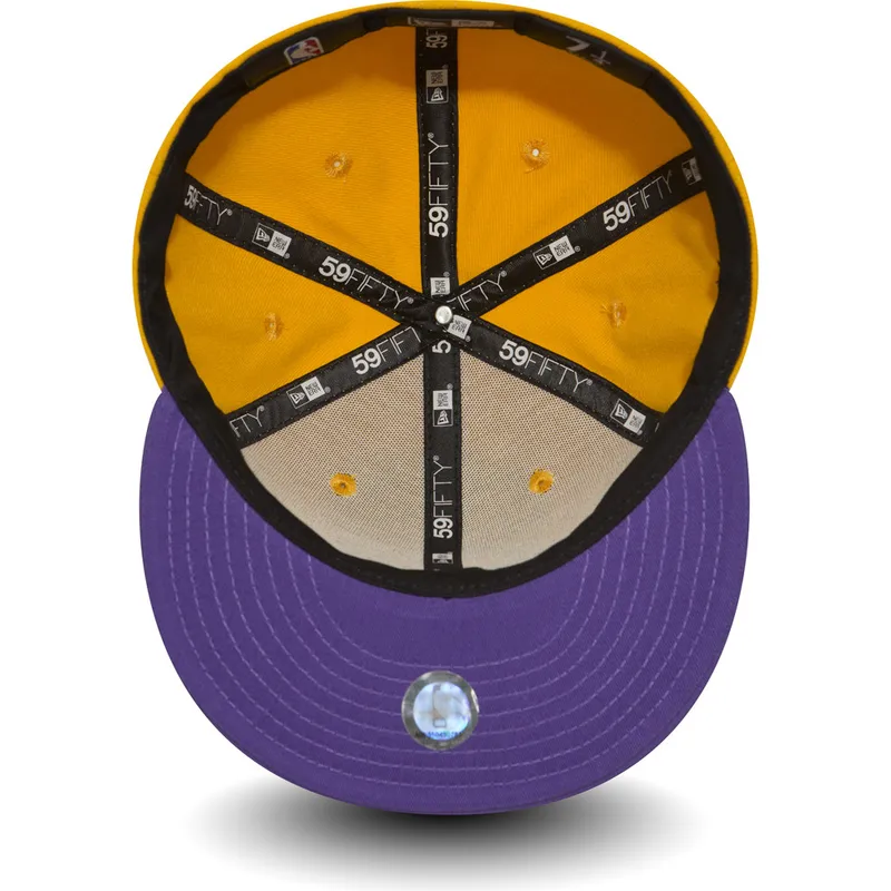 cap-plokscia-yellow-ajustada-59fifty-essential-los-angeles-lakers-nba-new-era
