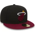 cap-plokscia-black-ajustada-59fifty-essential-miami-heat-nba-new-era