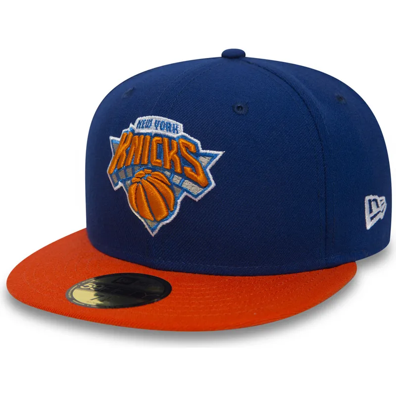 kepure-plokscia-melyna-priglundanti-59fifty-essential-new-york-knicks-nba-new-era