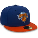 plaska-czapka-niebieska-dopasowana-59fifty-essential-new-york-knicks-nba-new-era