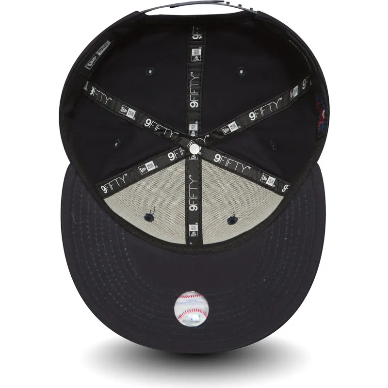 kepure-plokscia-tamsiai-melyna-snapback-ajustable-9fifty-essential-boston-red-sox-mlb-new-era