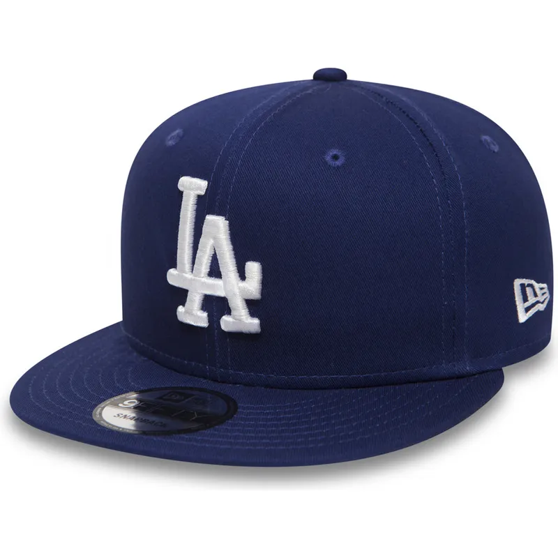 regulowana-niebieska-czapka-z-plaskim-daszkiem-9fifty-essential-los-angeles-dodgers-mlb-new-era