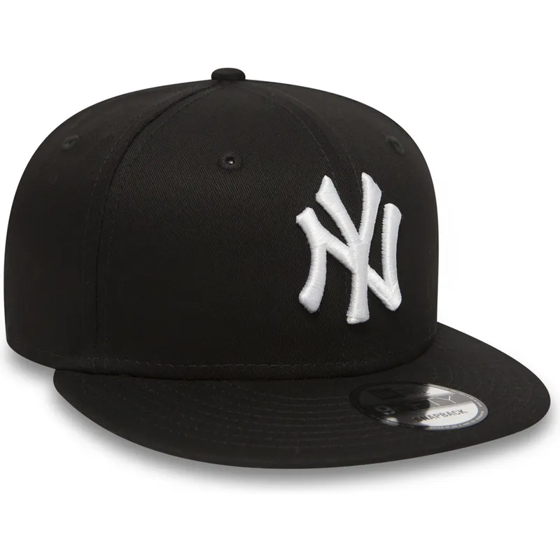 czarna-plaska-czapka-z-regulacja-9fifty-white-on-black-new-york-yankees-mlb-new-era