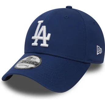 Kepurė išlenkta mėlyna reguliuojama juostelė 9FORTY Essential Los Angeles Dodgers MLB New Era