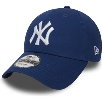 niebieska-regulowana-czapka-z-daszkiem-9forty-essential-new-york-yankees-mlb-od-new-era