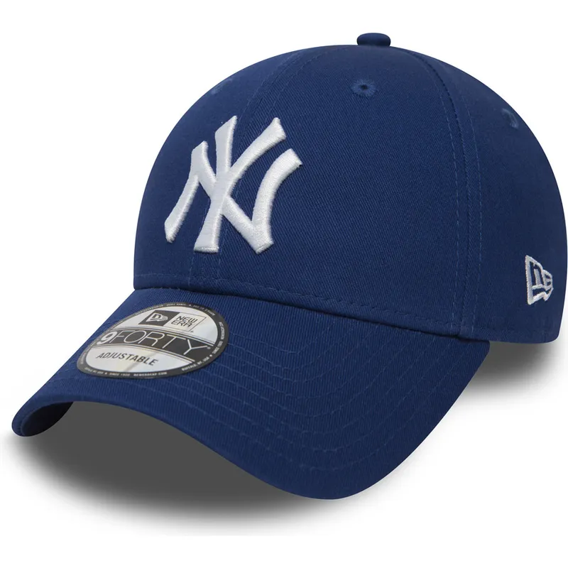niebieska-regulowana-czapka-z-zakrzywionym-daszkiem-9forty-essential-new-york-yankees-mlb-new-era