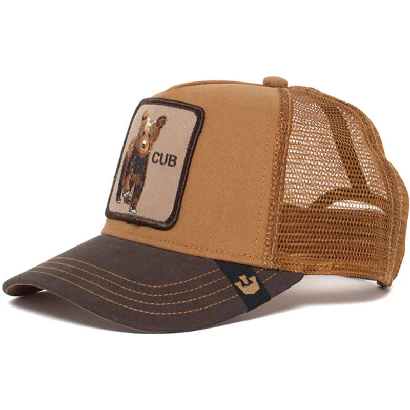 kepure-islenkta-ruda-snapback-vaikams-osezno-baby-cub-the-farm-goorin-bros