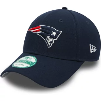 Wyginięta czapka ciemnoniebieska z regulacją 9FORTY The League New England Patriots NFL New Era