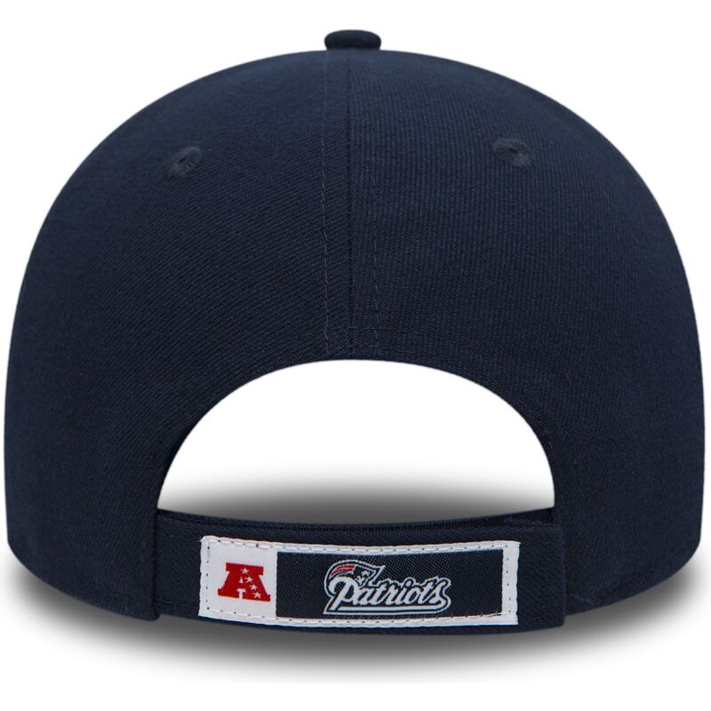 kepure-islenkta-tamsiai-melyna-reguliuojamas-9forty-the-league-new-england-patriots-nfl-new-era